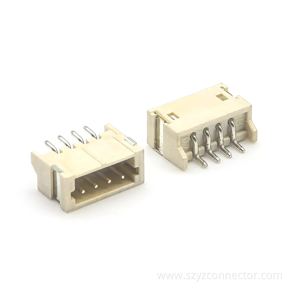 ZH1.5 Horizontal SMT Pin Socket Connector: WAFER ZH1.5 Right Angle Horizontal SMT 4P